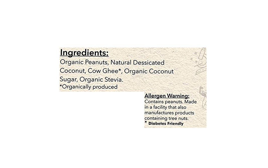Dalive Sofie's Skinny Sweets Roasted Peanut Laddu   Pack  250 grams